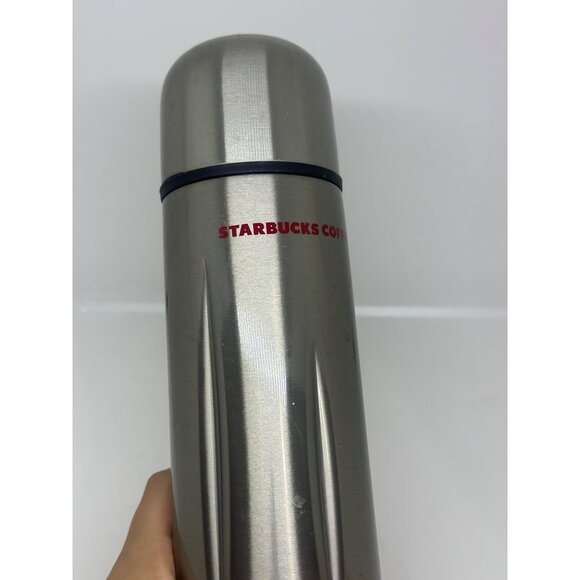 Starbucks 2006 Coffee Stainless Steel Travel Thermos – 14oz Insulated 9.5" - Picture 4 of 9
